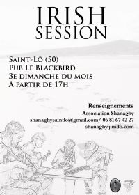 Session de musique irlandaise. Le dimanche 20 avril 2014 à Saint-Lô. Manche.  17H00